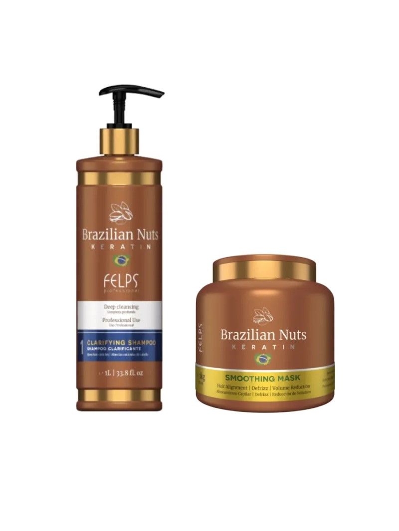 Набор шампунь очищающий и маска-ботокс для волос