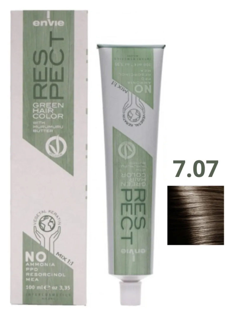 Крем-краска для волос безаммиачная тон 7.07