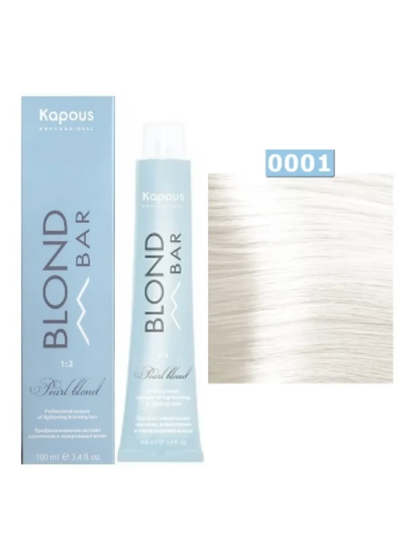 Крем-краска BLOND BAR стойкая для волос BB 001