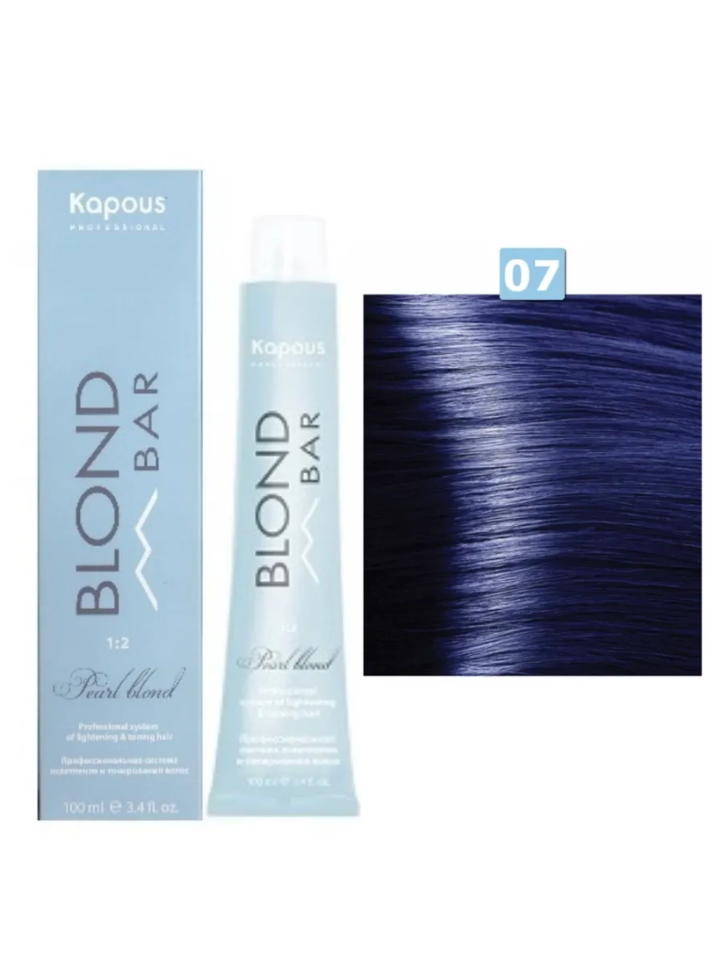 Крем-краска BLOND BAR стойкая для волос BB 07