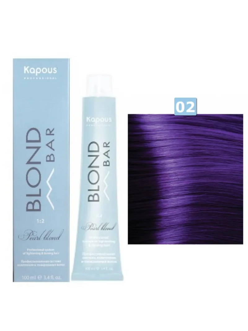 Крем-краска BLOND BAR стойкая для волос BB 02