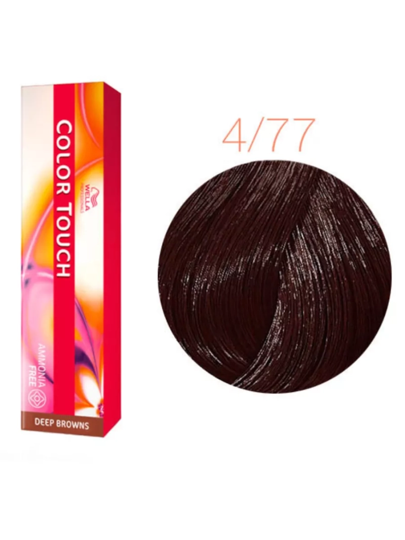 Краска для волос без аммиака,тонирующая 4/77 Color Touch