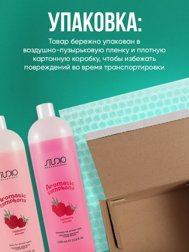 Набор для всех типов волос МАЛИНА