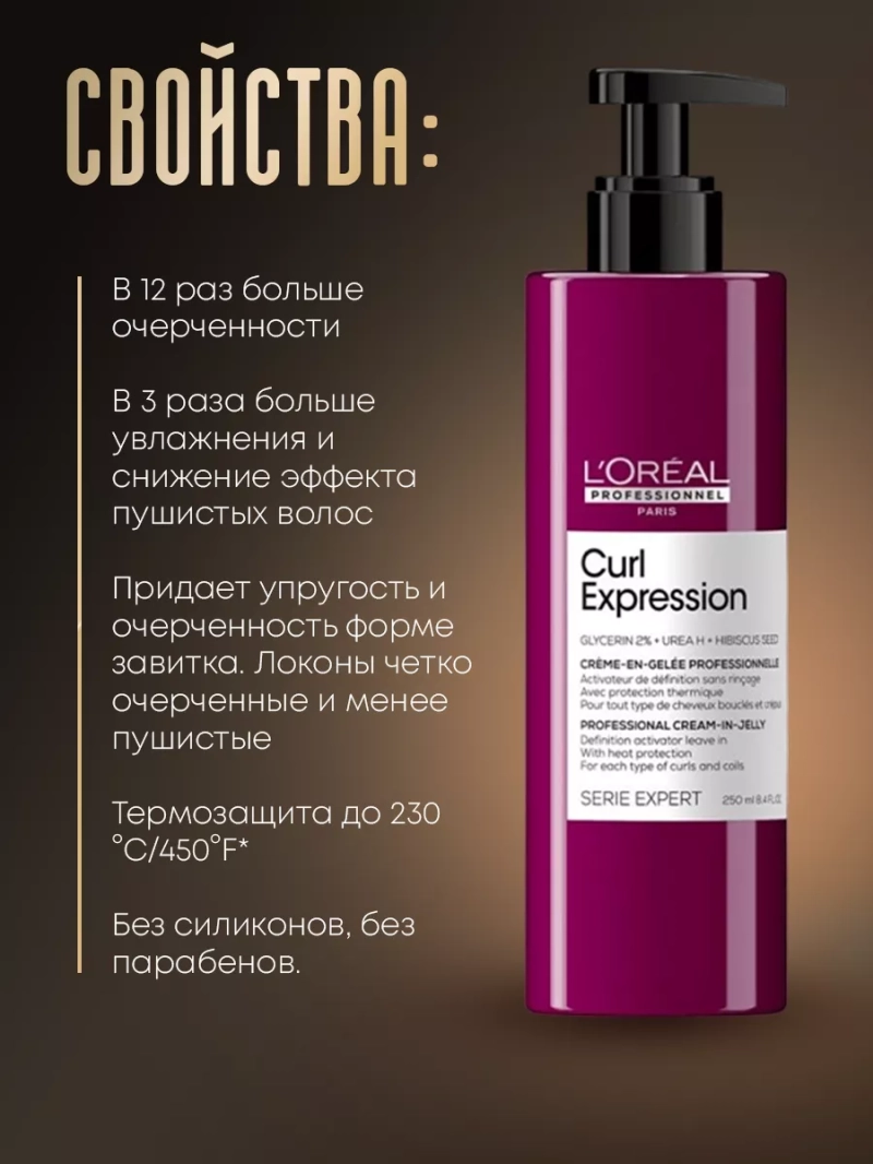 Несмываемый крем-гель активатор завитка Curl Expression