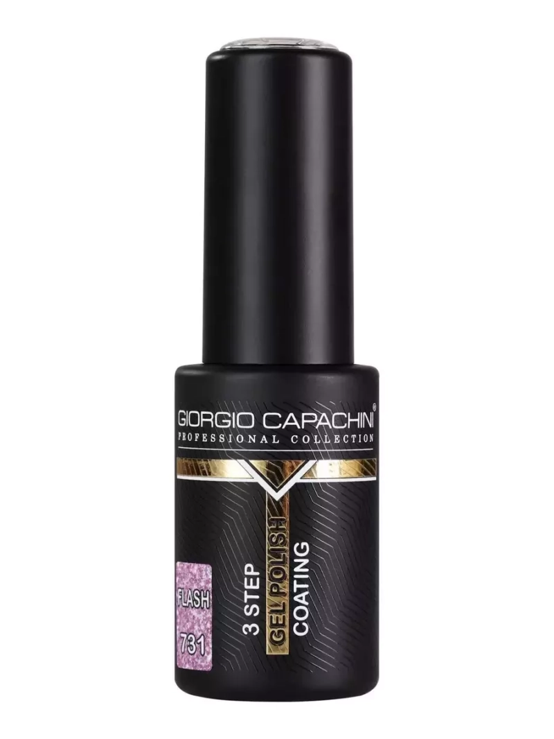 Светоотражающий гель лак с блестками т.731