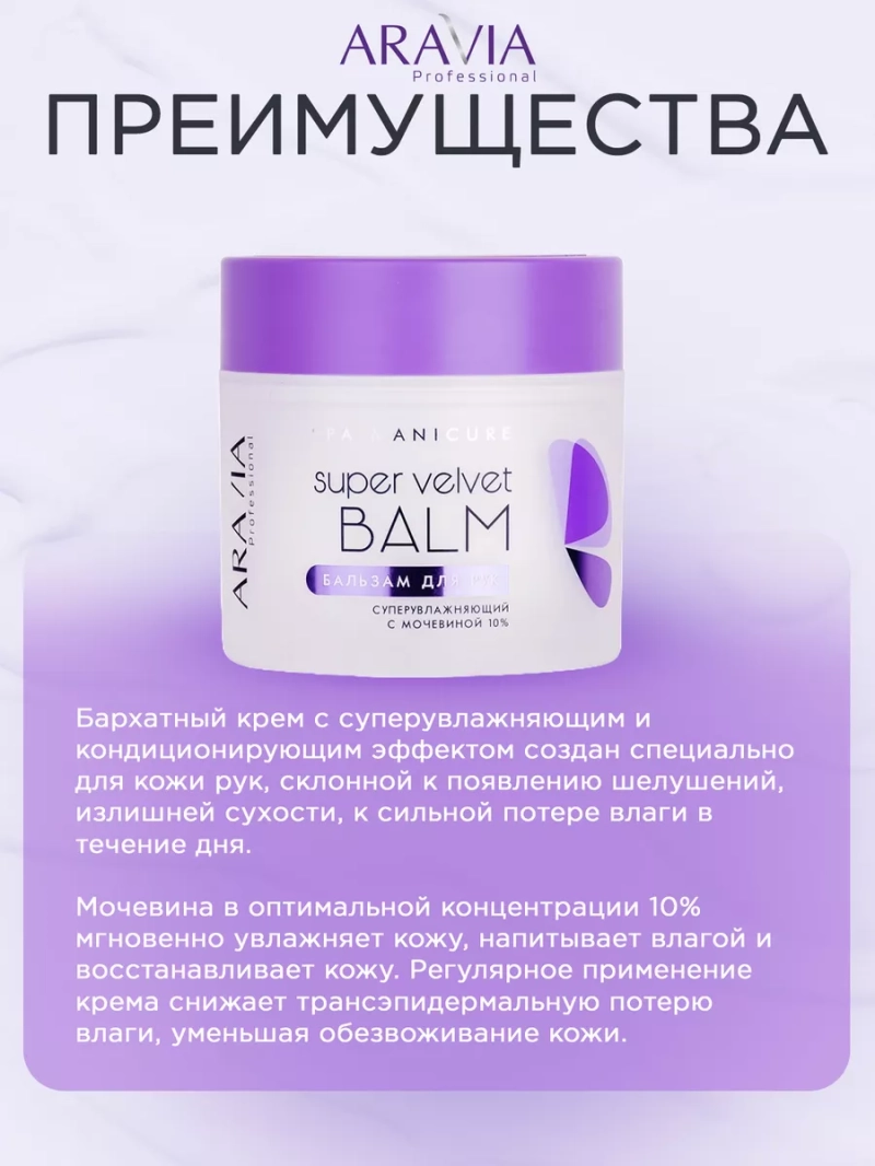 Бальзам для рук суперувлажняющий с мочевиной (10%)