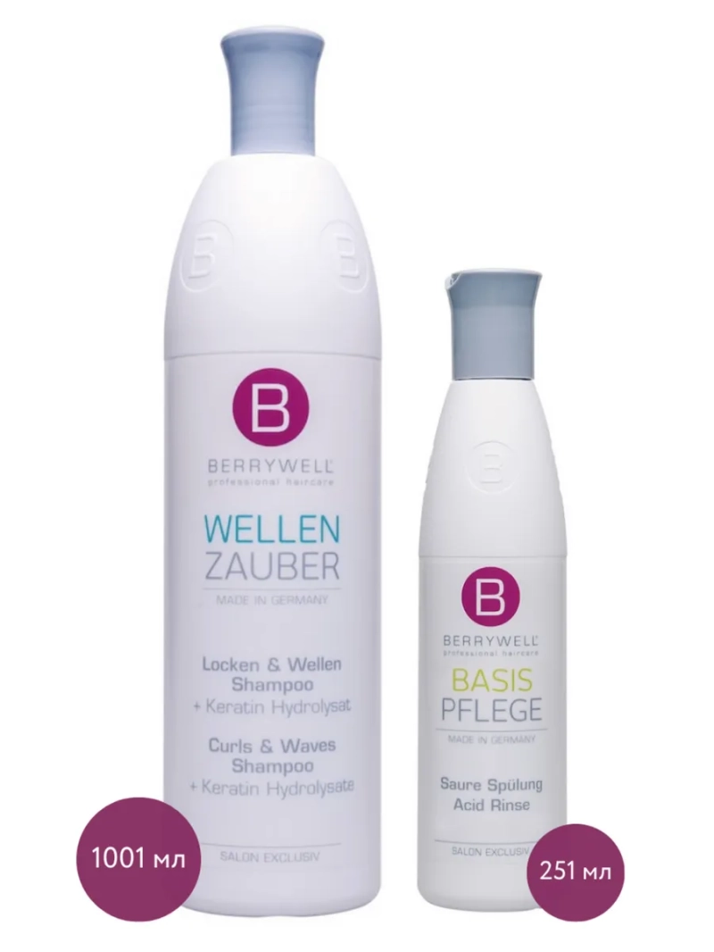 Шампунь для кудрявых волос + Кондиционер кислотный Ацид