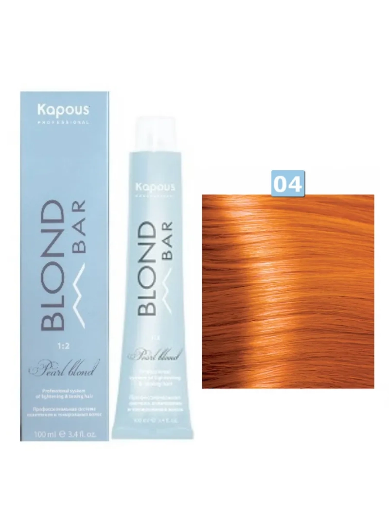 Крем-краска BLOND BAR стойкая для волос BB 04