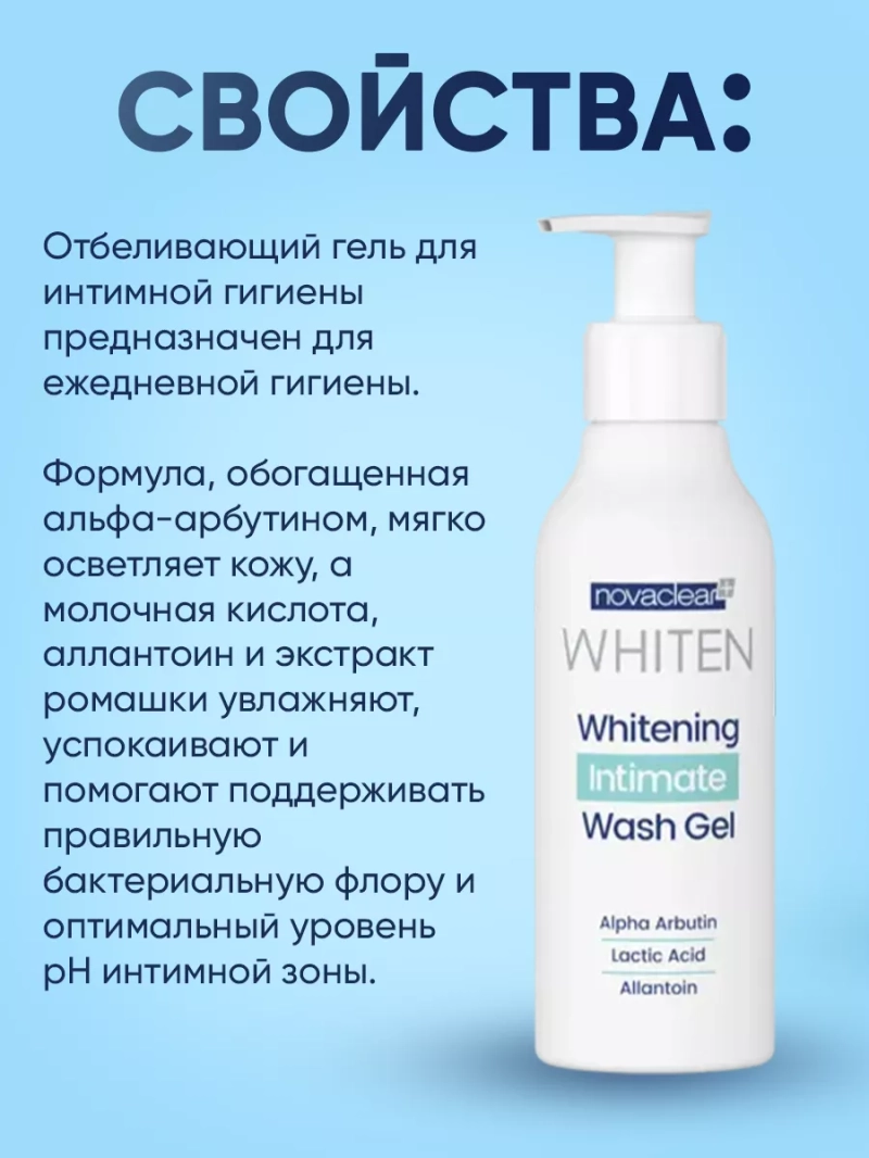 Гель для интимной гигиены с молочной кислотой, 200 мл