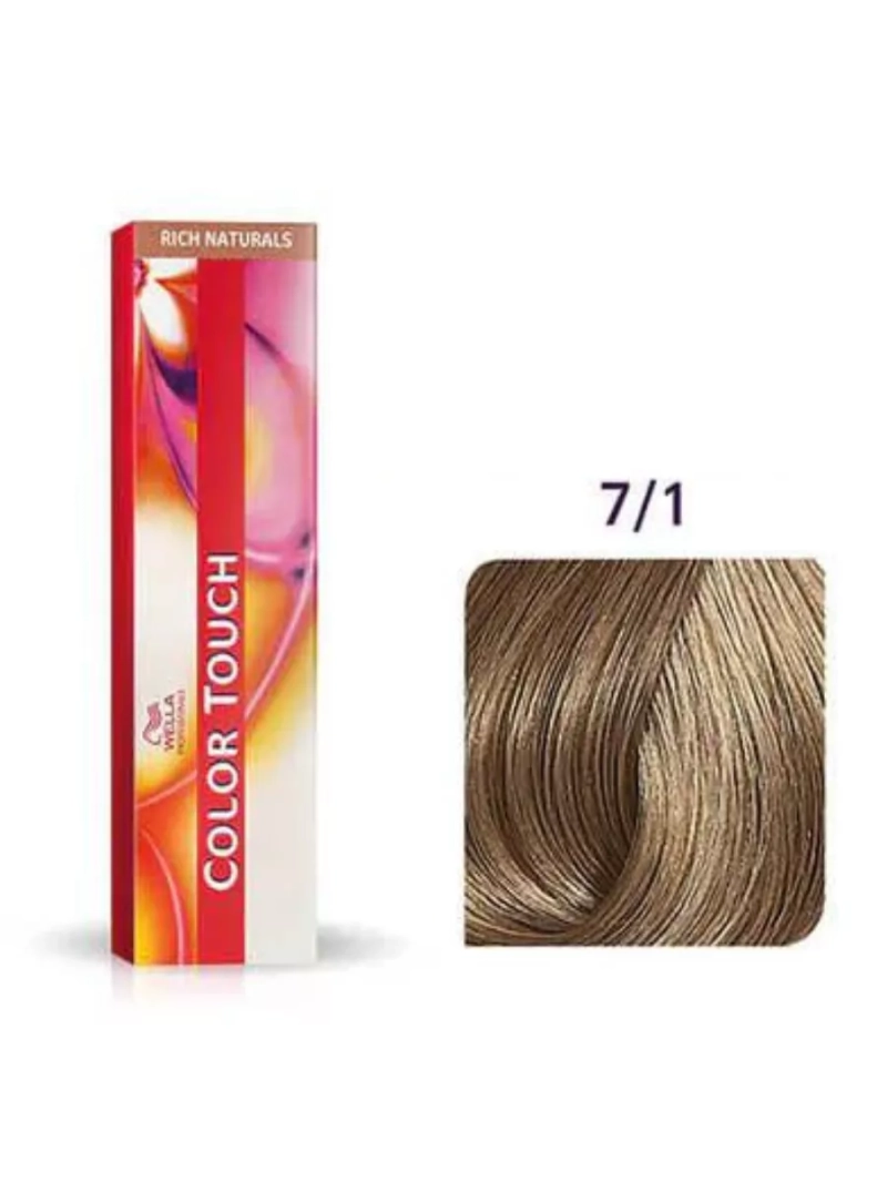 Краска для волос без аммиака,тонирующая 7/1 Color Touch