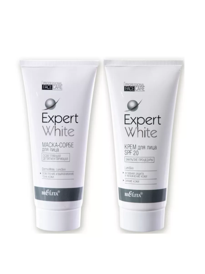 Маска-сорбет + крем SPF 20 для лица