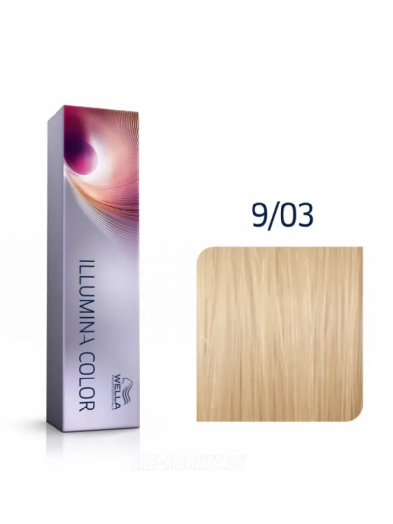 Стойкая крем-краска для волос Illumina Тон Color 9/03