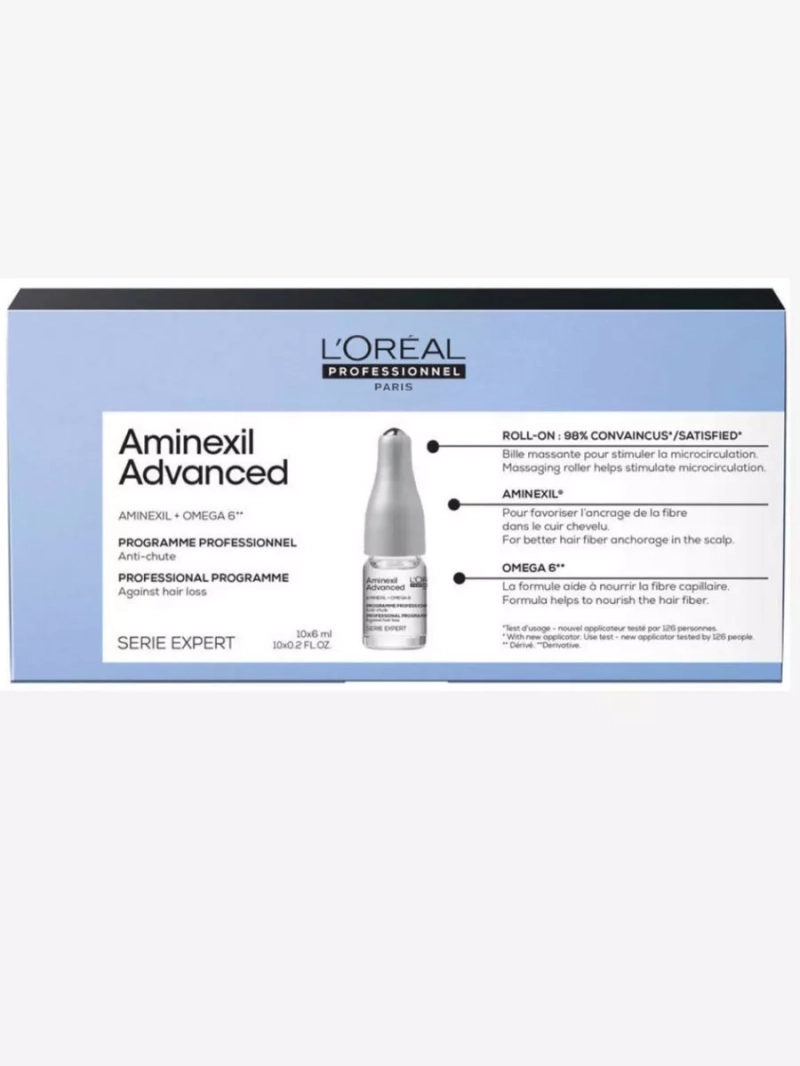 Набор против выпадения волос и облысения Aminexil Advanced