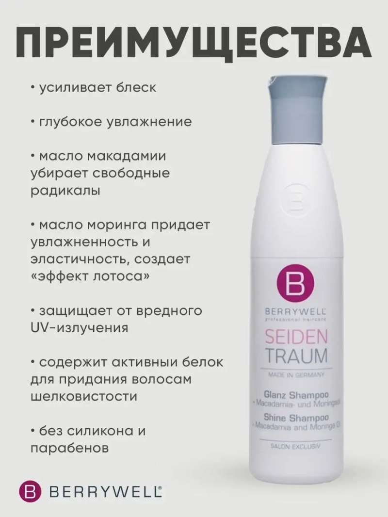 Сет придающий блеск: Шампунь + Кондиционер