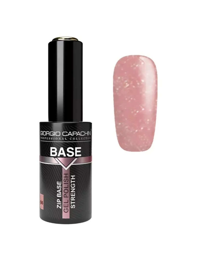 Цветная база для гель-лака с шимером Strong Zip Base №06