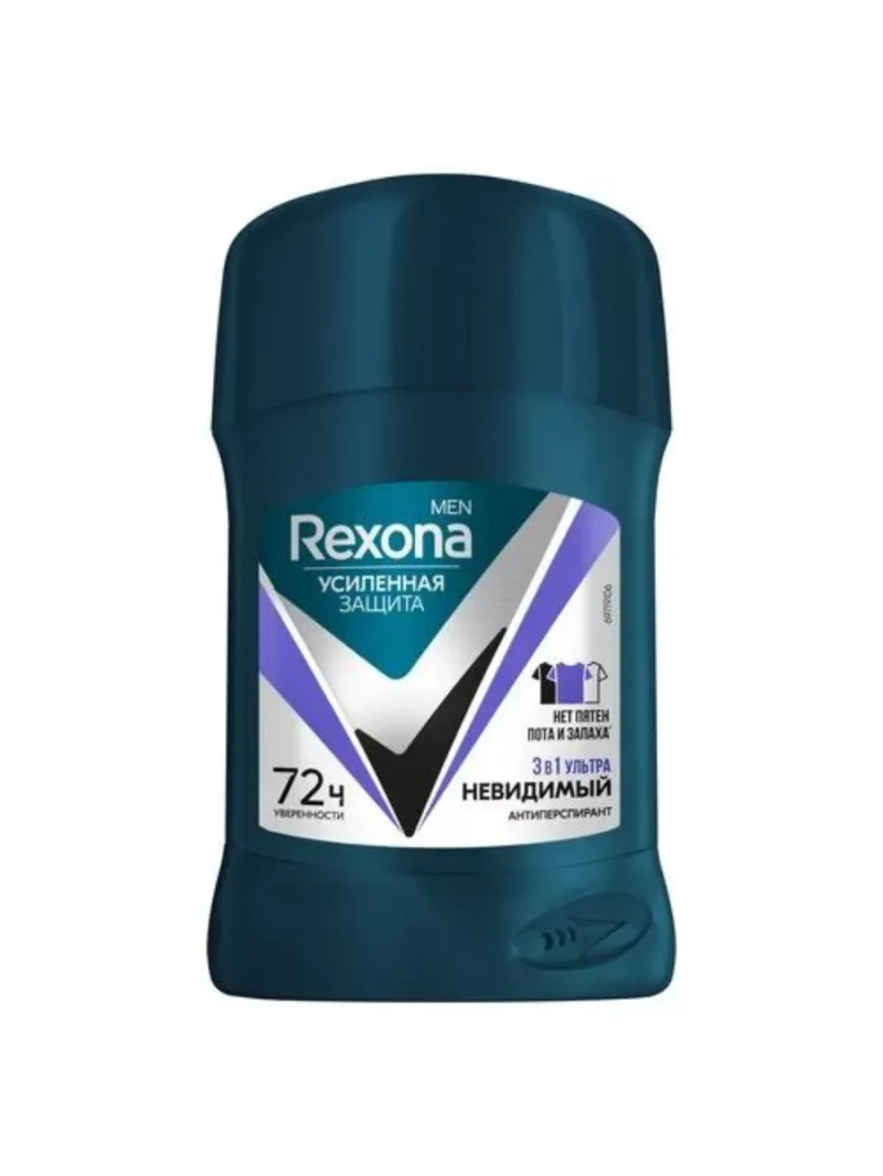 Антиперспирант - карандаш Рексона MEN Ультраневидимый 50мл