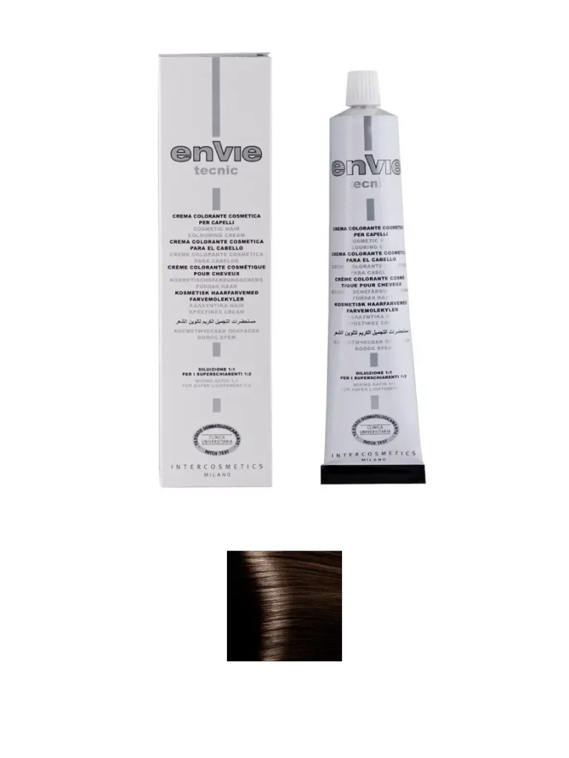 Профессиональный перманентный краситель для волос тон 4.0