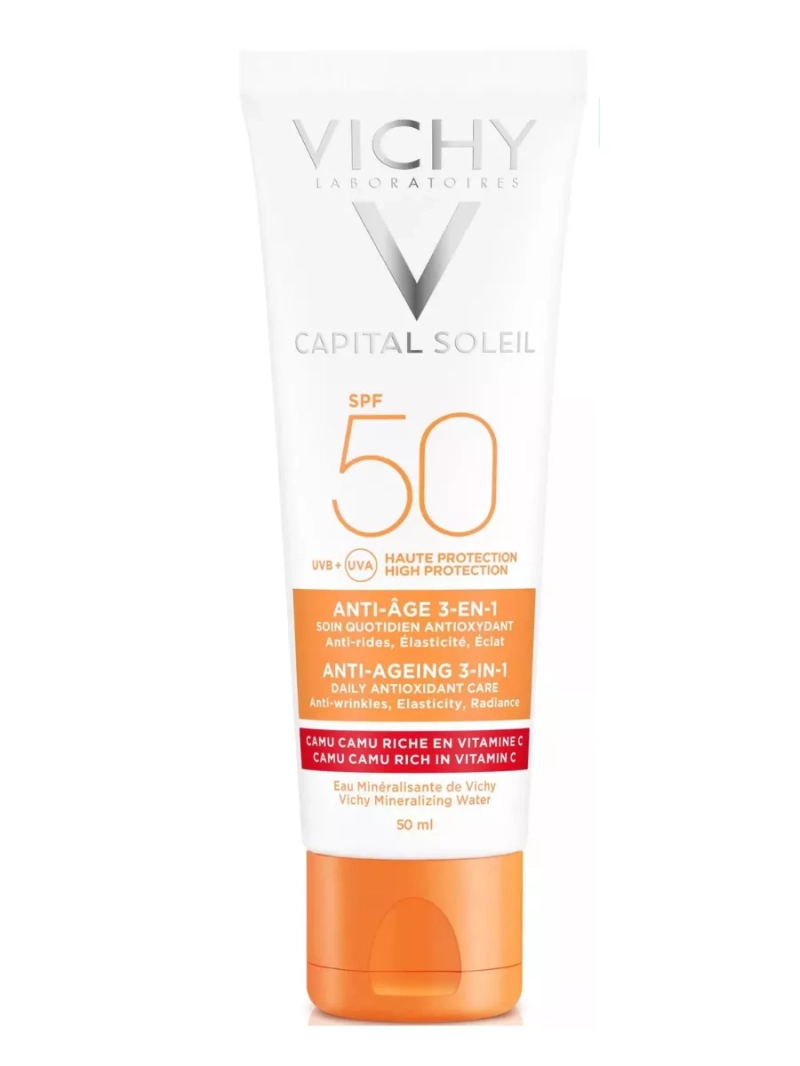 SPF Антивозрастной солнцезащитный крем SPF50+, 50 мл