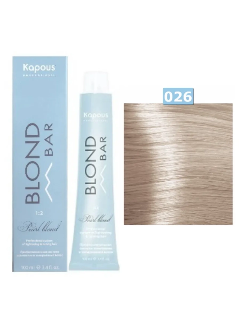 Крем-краска BLOND BAR стойкая для волос BB 026