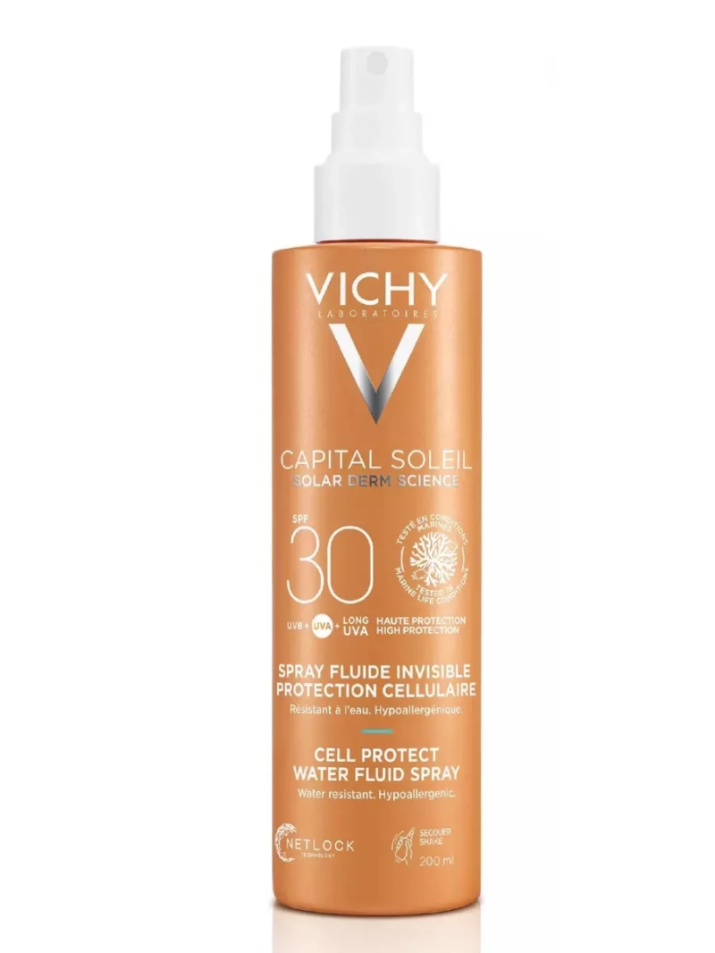 Солнцезащитный спрей-флюид SPF30 для тела, 200 мл