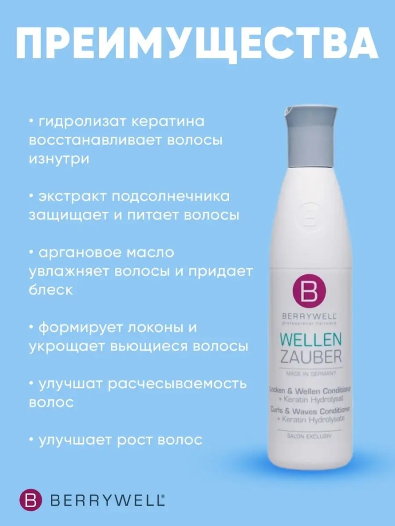 Сет для вьющихся волос: Шампунь + Кондиционер