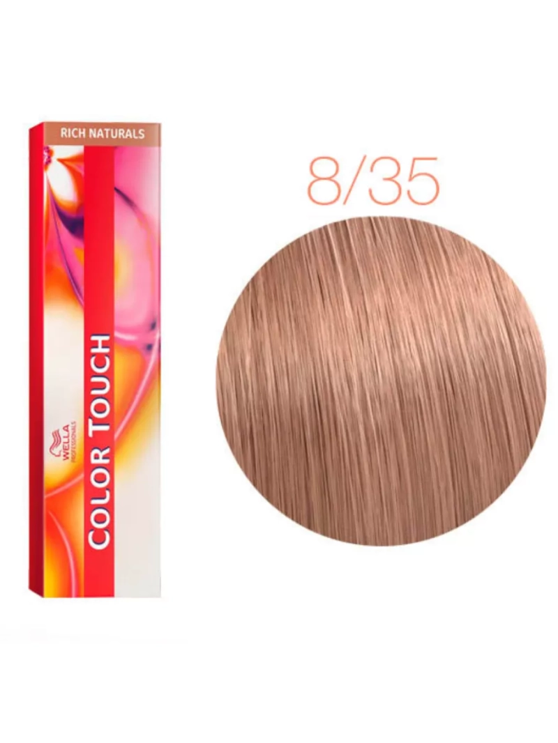 Краска для волос без аммиака,тонирующая 8/35 Color Touch