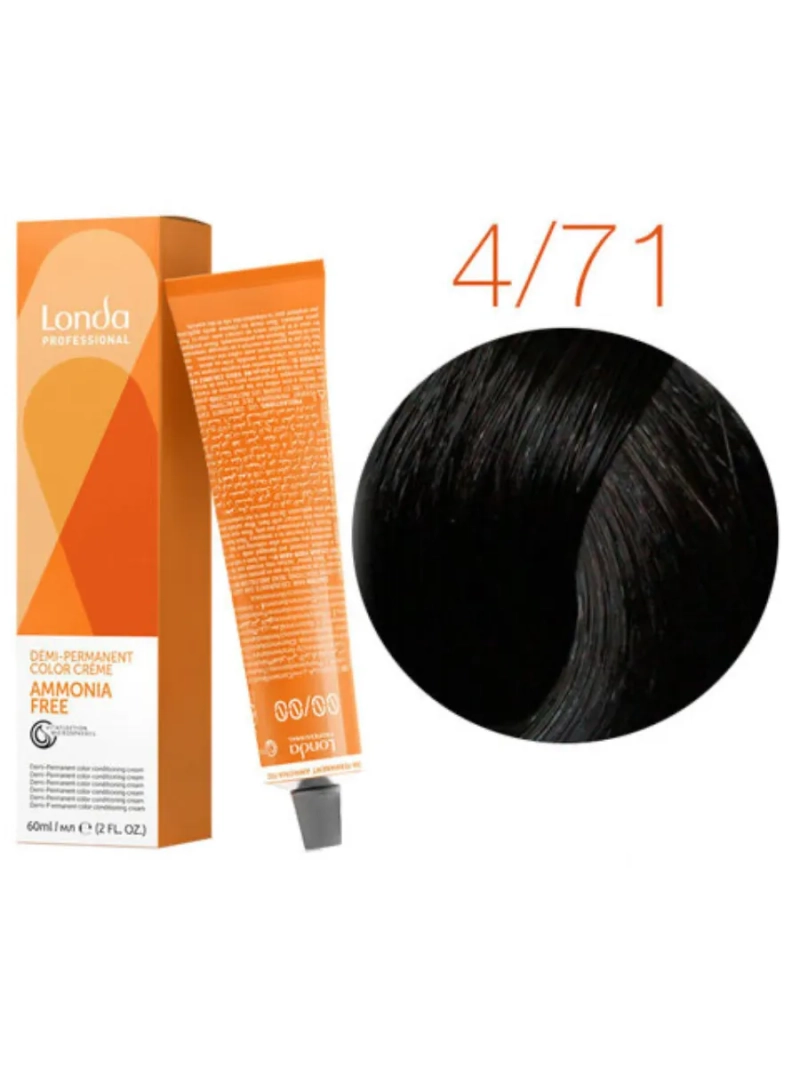 Тонирующая краска для волос Ammonia Free 4/71