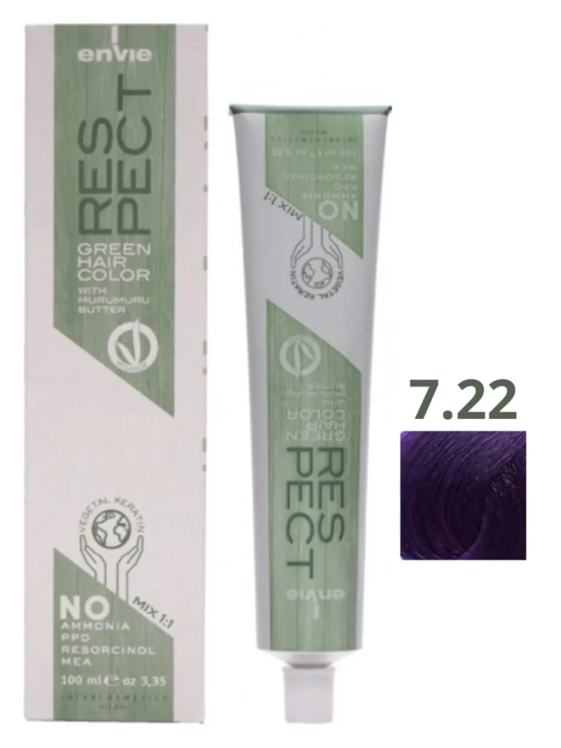 Крем-краска для волос безаммиачная тон 7.22