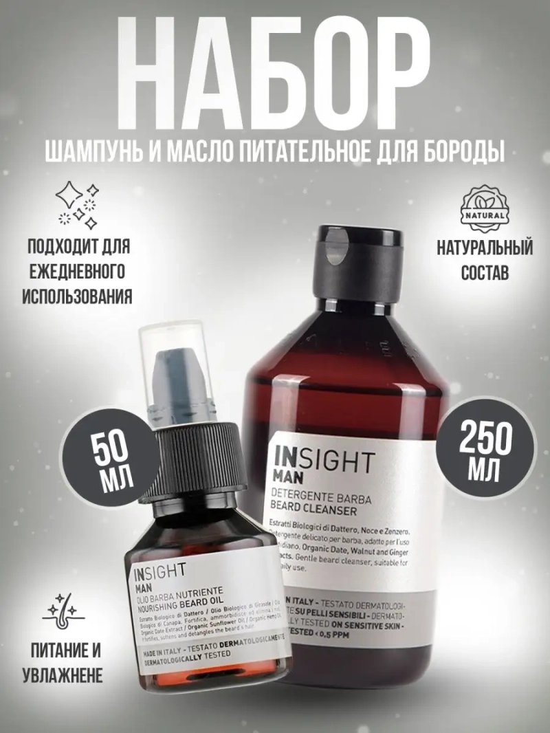 Очищающий набор для питания бороды