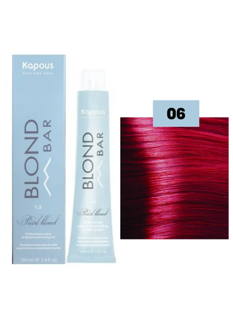 Крем-краска BLOND BAR стойкая для волос BB 06