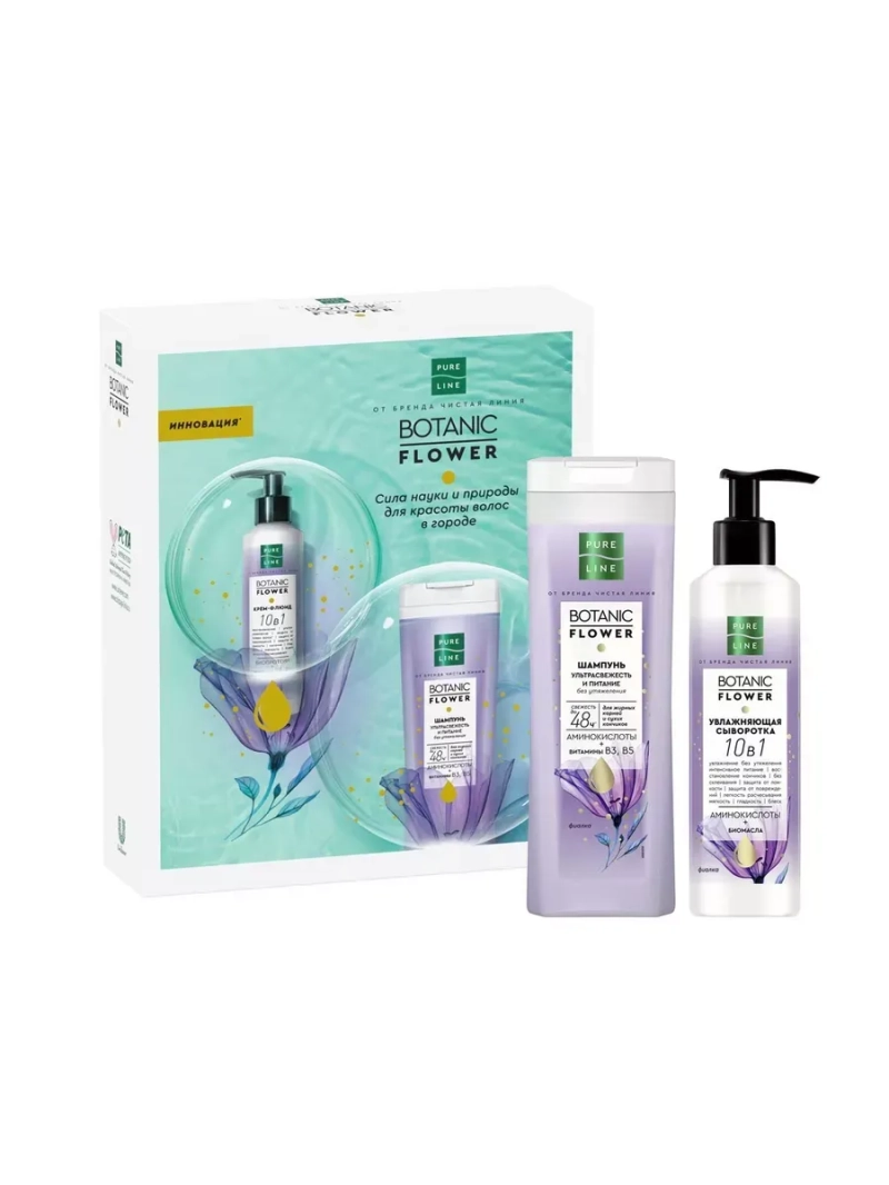PURE LINE Подарочный набор BOTANIC FLOWER