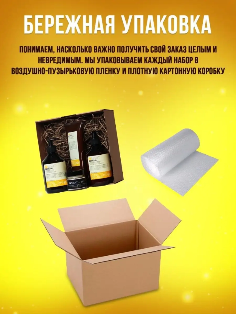 Набор уходовой спа косметики для сухих волос