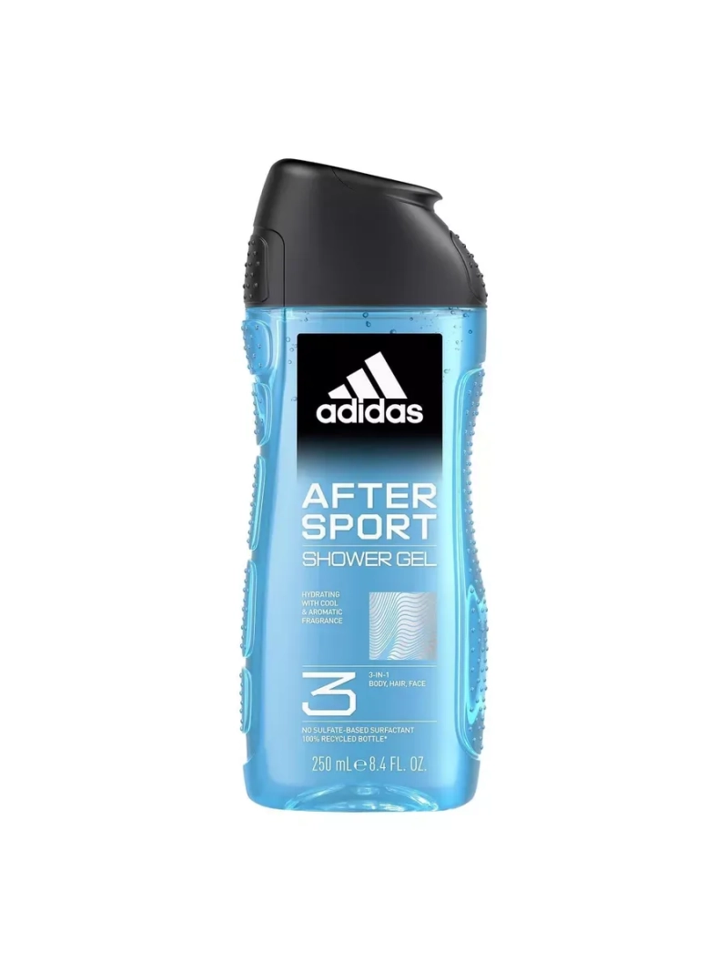Адидас гель для душа 3 в 1 After Sport 250мл