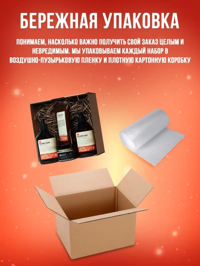 Подарочный спа набор уходовой косметики для окрашенных волос