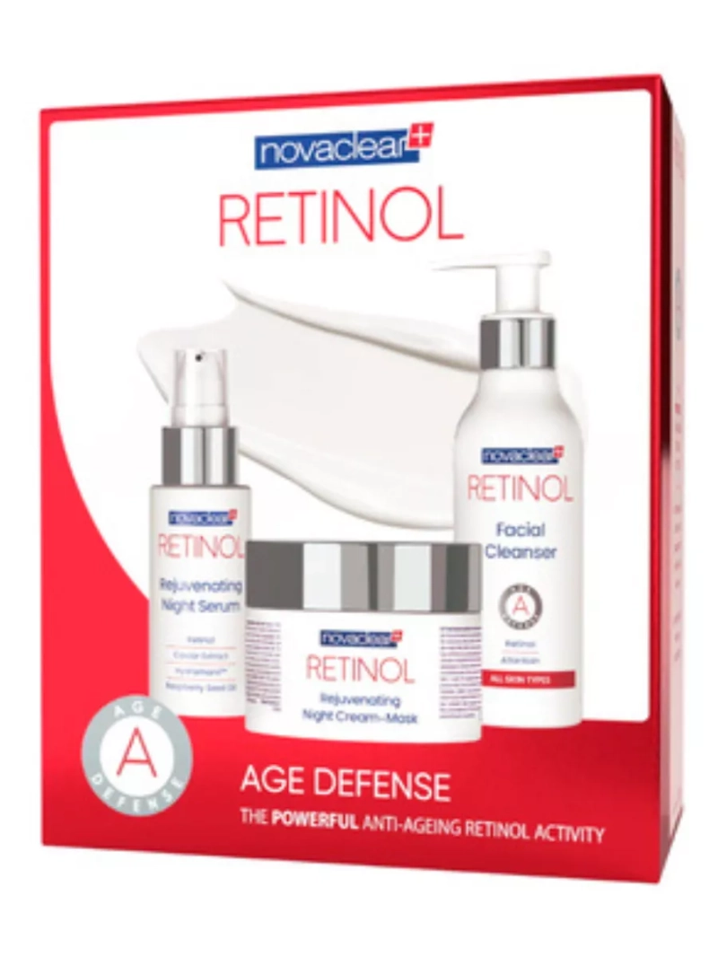 Набор антивозрастной косметики для лица с ретинолом