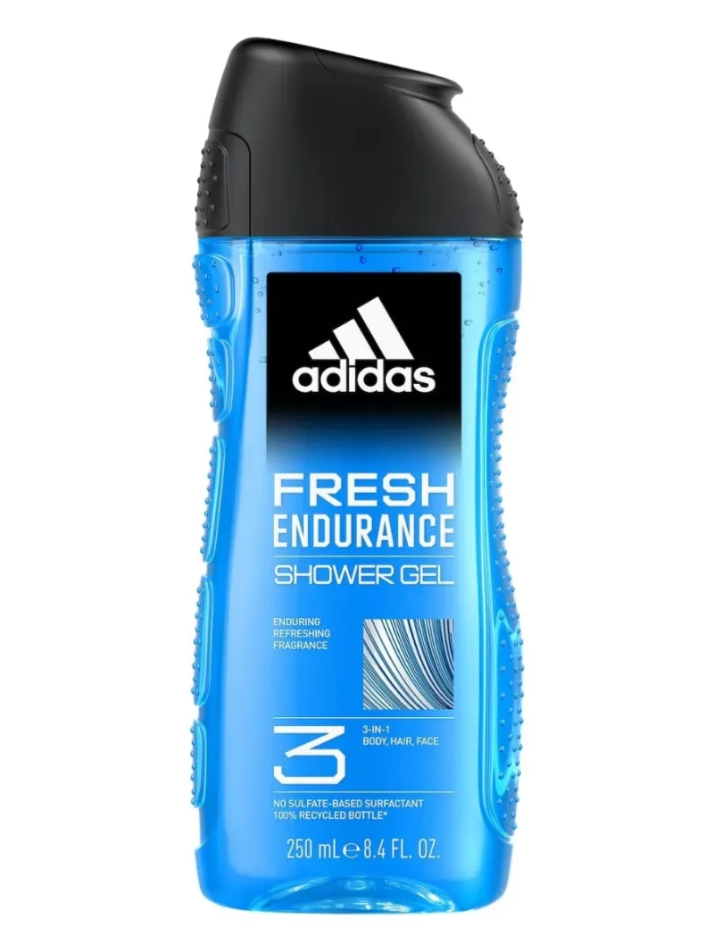 Адидас гель для душа 3 в 1 Fresh Endurance 250мл
